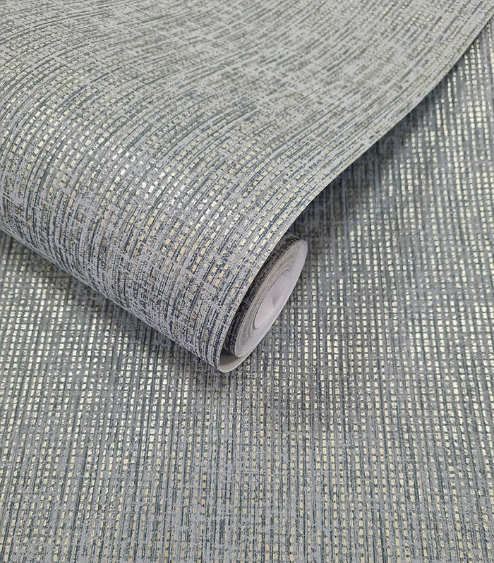 Pique Textured Wallpaper - Blue