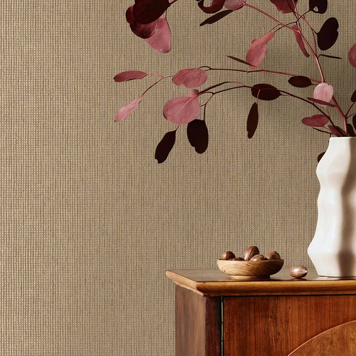 Pique Textured Wallpaper - Rust