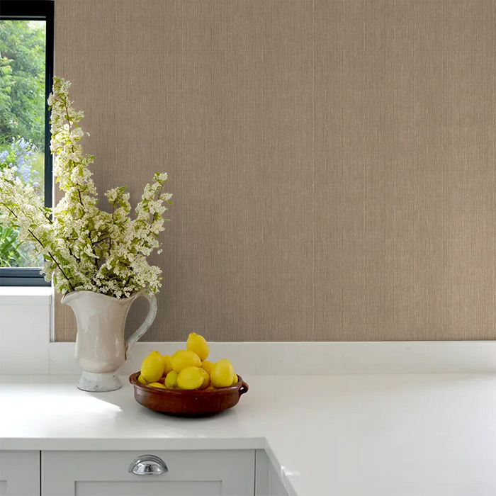 Pique Textured Wallpaper - Rust