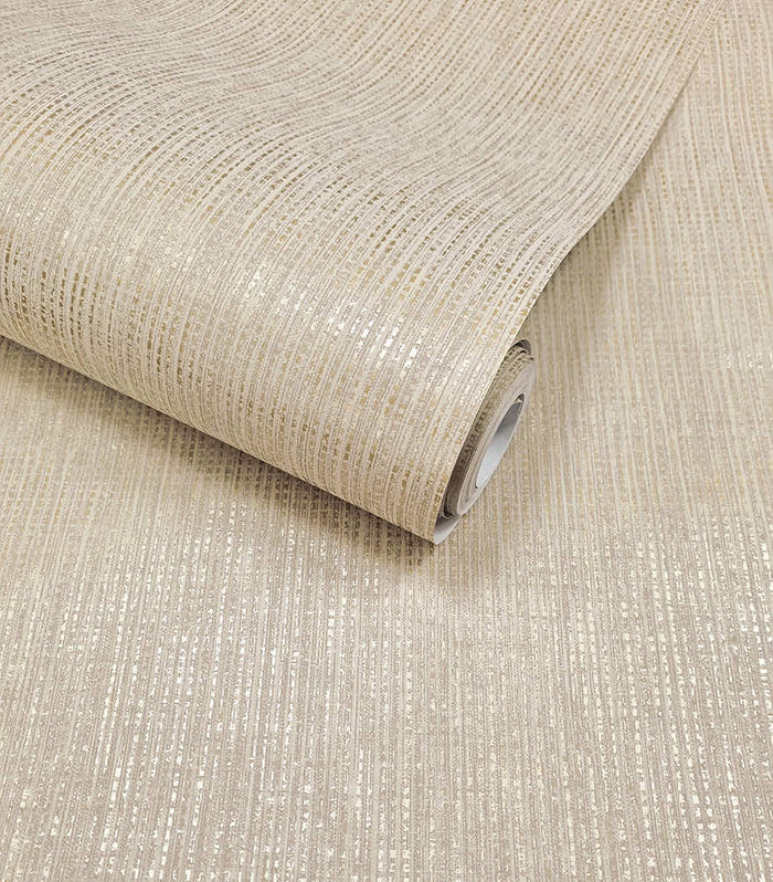 Pique Textured Wallpaper - Taupe
