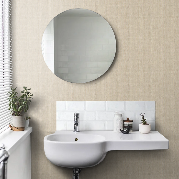Pique Textured Wallpaper - Taupe