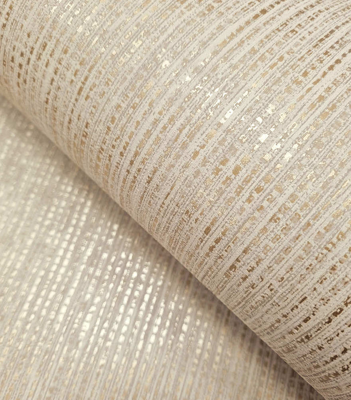 Pique Textured Wallpaper - Taupe