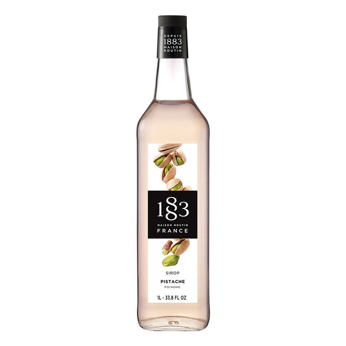 Pistachio Syrup 1883 Maison Routin - 1 Liter Bottle-Syrups-1883 Maison Routin-Restaurant Supply Drop