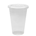 Plastic Cups - 20oz PET Cold Cups and PET Flat Lids (98mm)-Cups & Lids-Karat-Restaurant Supply Drop