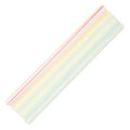 Plastic Straws 7.5'' Bubble Tea Straws (10mm) Flat Ends - Mixed Striped Colors - 4,500 count-Straws & Stirrers-Karat-Restaurant Supply Drop