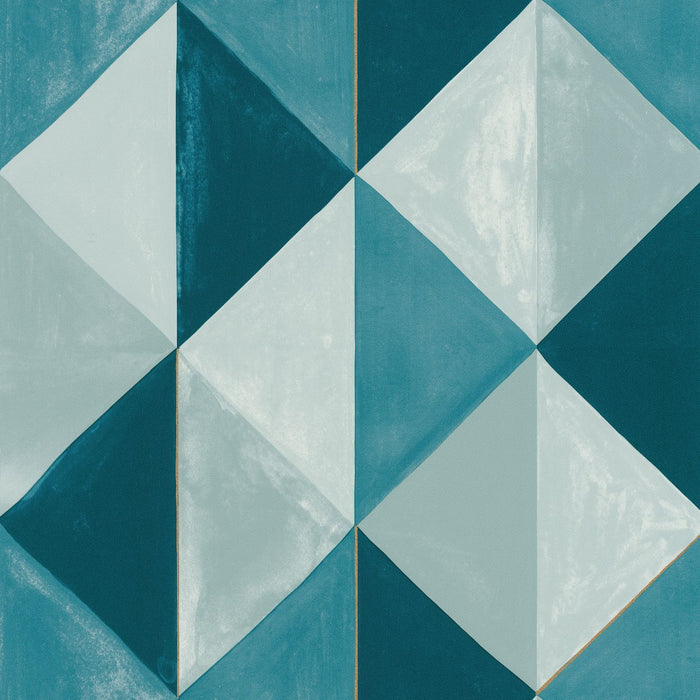 Plenitude Vinyl Wallpaper - Dark Green/Blue - Discontinuing