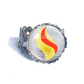 Pokemon Ampharosite Mega Stone Ring Anime Jewelry Ampharos Cosplay Charm
