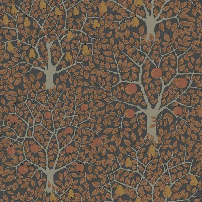 Pomona Pear Wallpaper - Brown