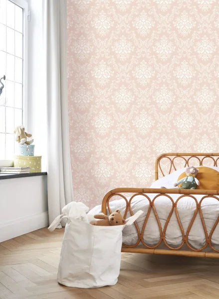 Pompadour Wallpaper - Rose