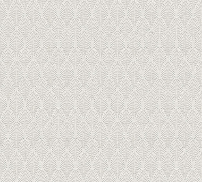 Pop Style Art Deco Wallpaper - White - 12 Rolls Due in October