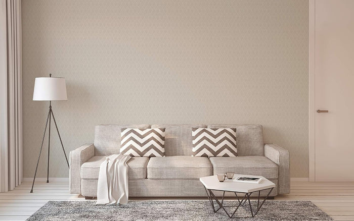Pop Style Art Deco Wallpaper - White - 12 Rolls Due in October
