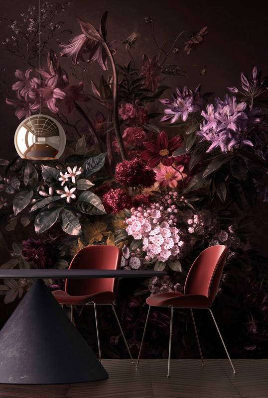 Portrait of Flowers Mural (Walls by Patel Collection)