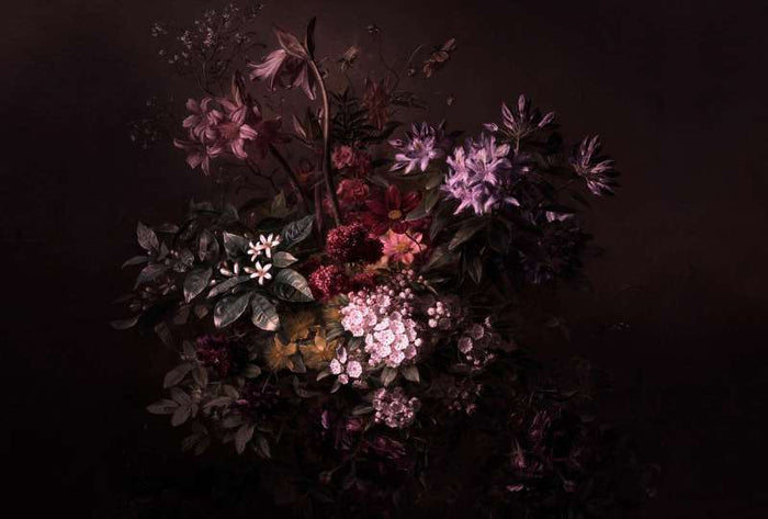 Portrait of Flowers Mural (Walls by Patel Collection)