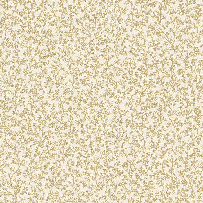 Posidonia – Coral Sprig Wallpaper – Ochre