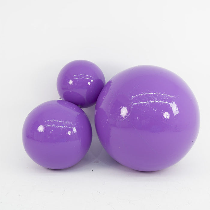 Purple Big Matte Inflatable Balls ¨C Reusable Party & Event Decor-ubackdrop