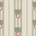 Ramsjo Wallpaper - Beige/Red