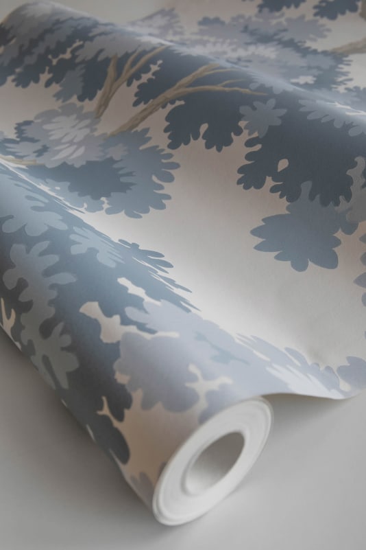 Raphael Wallpaper - Light Blue