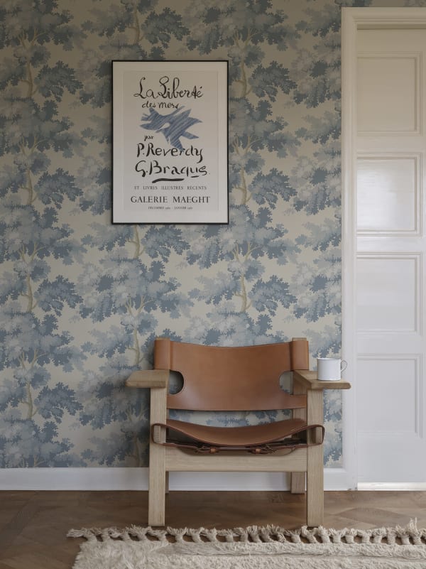 Raphael Wallpaper - Light Blue