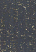 Refined Cork Wallpaper - Navy/Gold