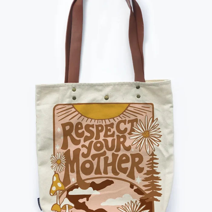 Respect Your Mother Canvas Tote Bag