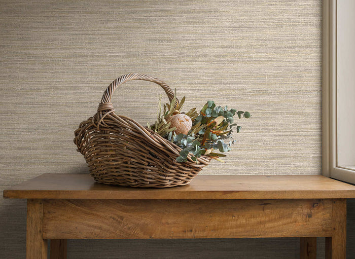 Rete Textured Wallpaper - Grey