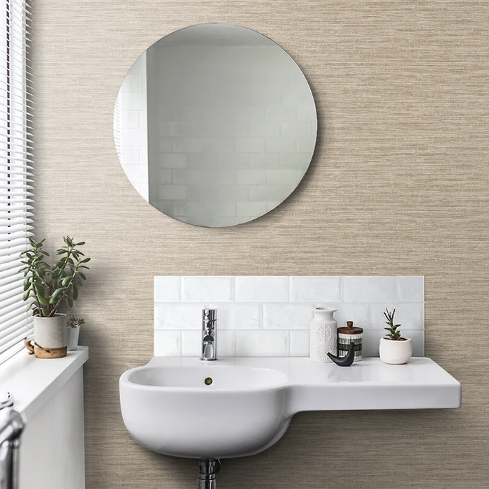 Rete Textured Wallpaper - Taupe