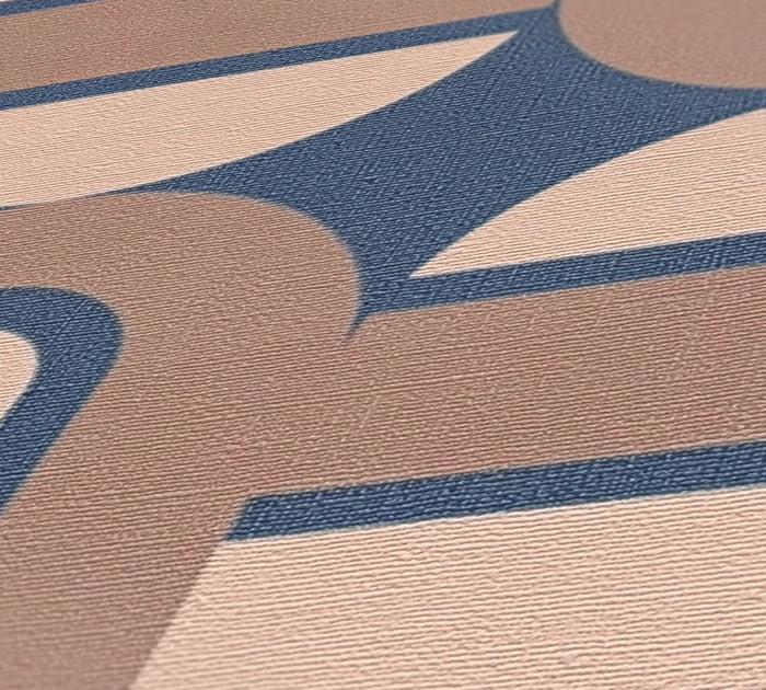 Retroholic Retro Wallpaper - Blue