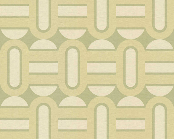 Retroholic Retro Wallpaper - Green