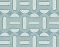 Retroholic Retro Wallpaper - Light Blue