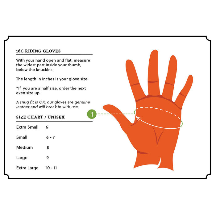 Riding Gloves, Black & Cognac