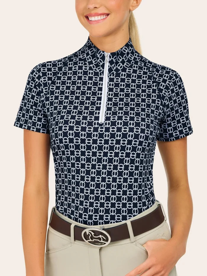 RJ Classics Lucy Ladies 1/4 Zip Short Sleeve Shirt '25