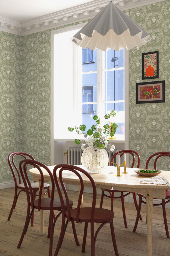 Saga Wallpaper - Green