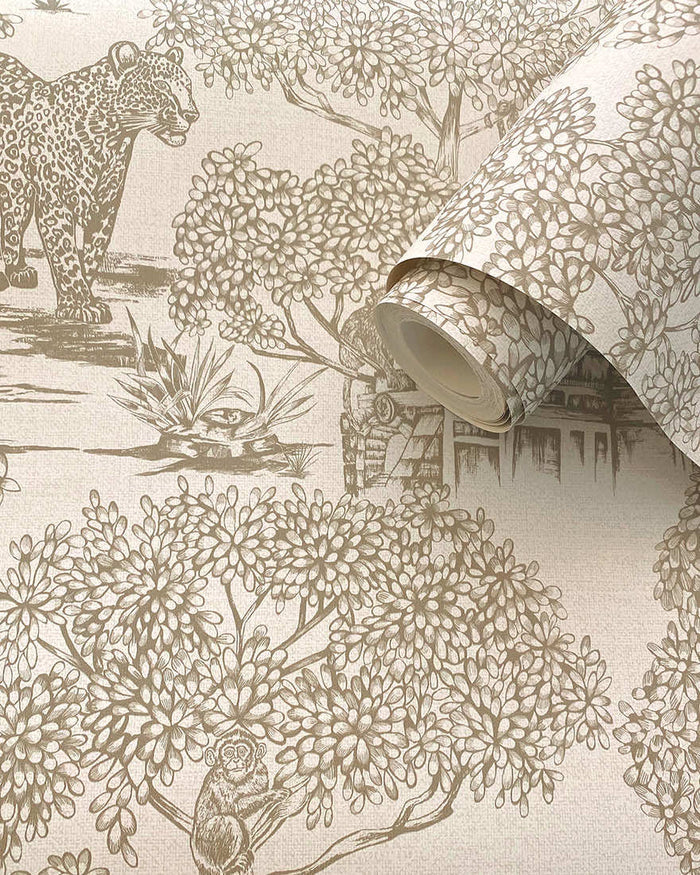 Roll of Samar Forest wallpaper in Neutral
