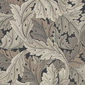 Sample - Acanthus by Morris Wallpaper - Charcoal