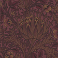 Sample - Artichoke Wallpaper - William Morris - Wine
