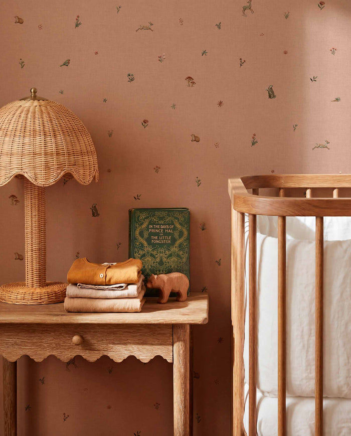 Sample - Bambi Wallpaper - Peach
