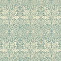 Sample - Brer Rabbit by Morris Wallpaper - Slate/Vellum