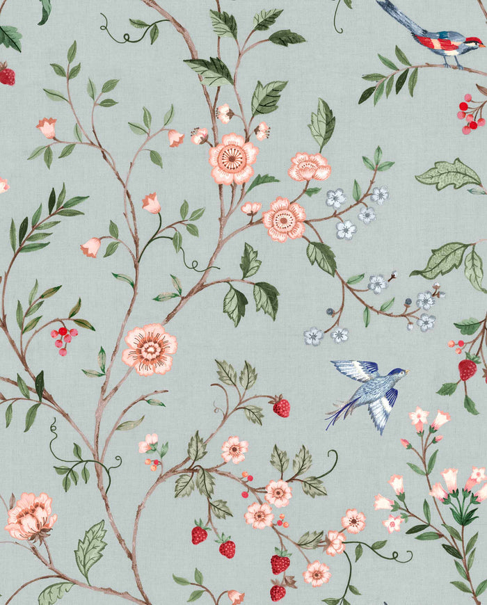 Sample - Bucolic Wallpaper - Indigo