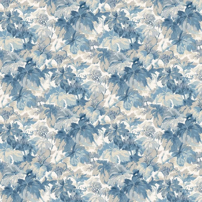 Sample - Country Walk Wallpaper by Mulberry Home - Blue