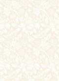 Sample - Damask Trail Wallpaper - Linen