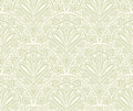 Sample - Deco Fan Wallpaper - Green