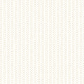 Sample - Ditsy Leaf Stripe Wallpaper - Linen