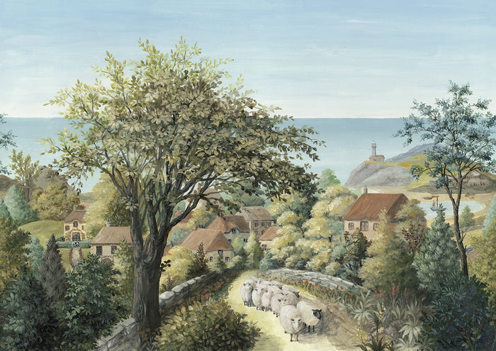 Sample - English Countryside - Custom Sized Wallpaper Mural (per m2)