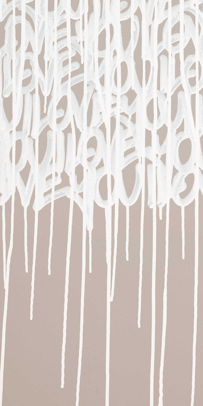 Sample - Enlightened Love  - Custom Sized Wallpaper Mural (per m2) - Clay