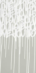 Sample - Enlightened Love - Sage - Custom Sized Wallpaper Mural (per m2)