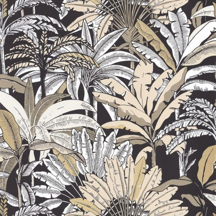 Sample - Evasion Wallpaper - Beige Noir Dore