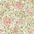 Sample - Honeysuckle Leaf Trail - Ohpopsi - Coral Pink