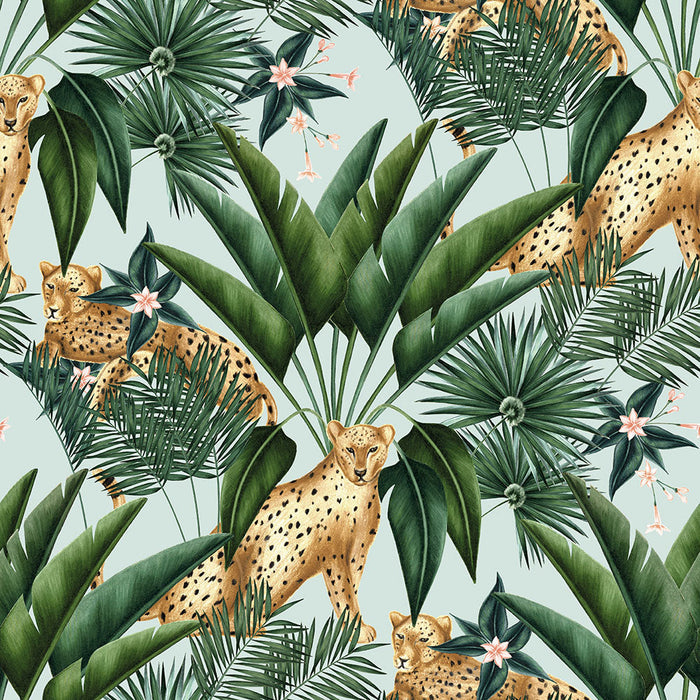 Sample - Jungle Cheetah Wallpaper - Ohpopsi - Duckegg