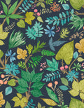 Sample - Lush Leaves Wallpaper - Ohpopsi - Midnight Garden