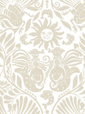 Sample - Mermaid Groove - Custom Sized Wallpaper Mural (per m2) - Beige
